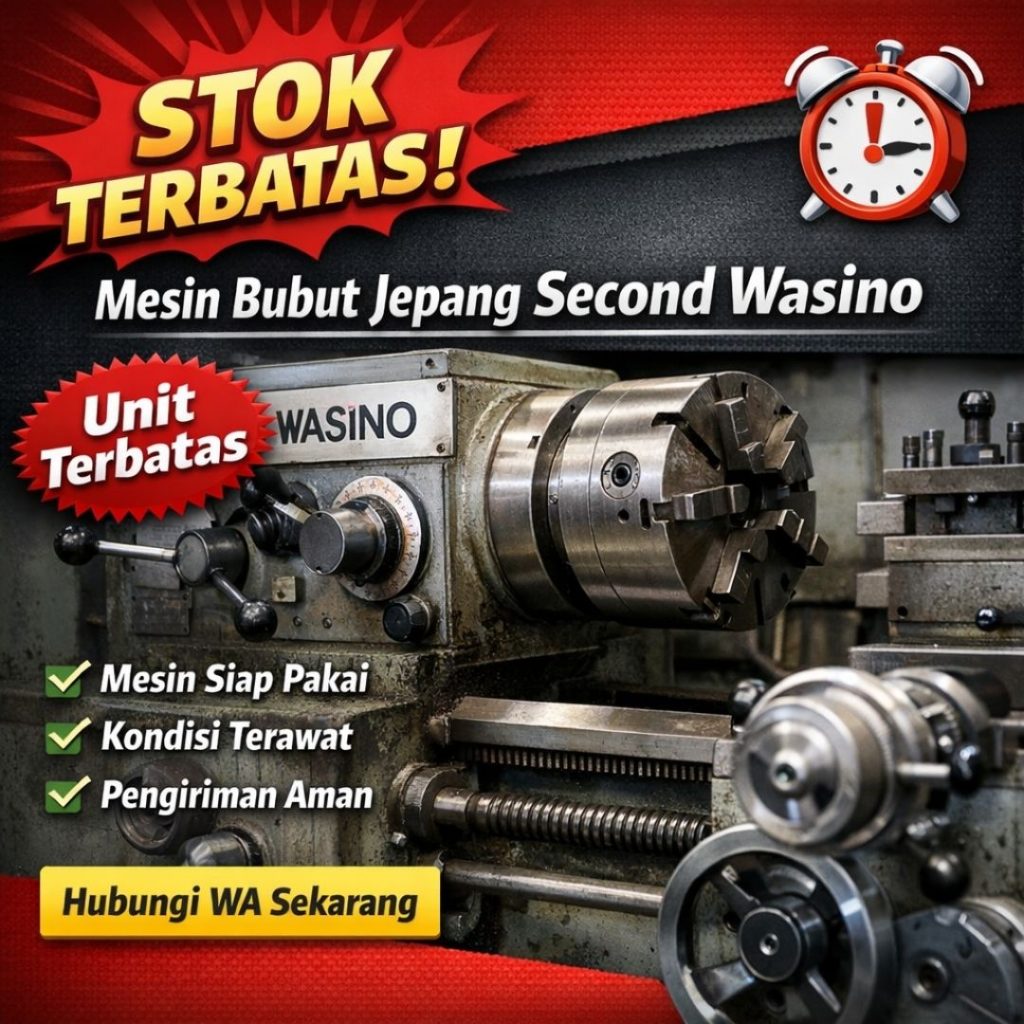 jual mesin bubut jepang second
