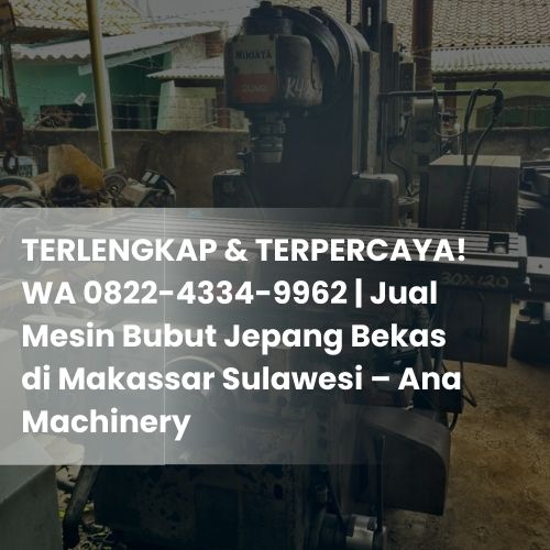 mesin bubut jepang second