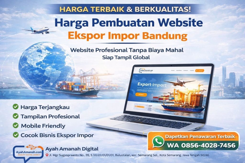 jasa pembuatan website ekspor dan impor