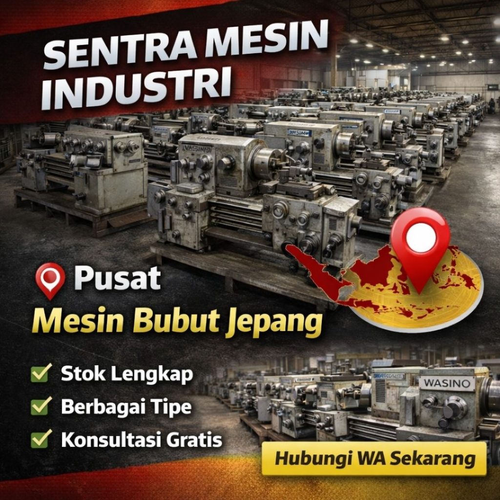 jual mesin bubut jepang second