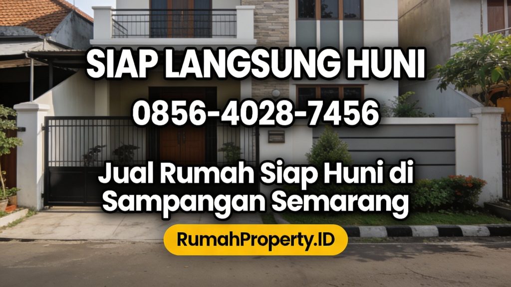 Siap Langsung Huni | 0856-4028-7456 Jual Rumah Siap Huni di Sampangan Semarang – RumahProperty.ID