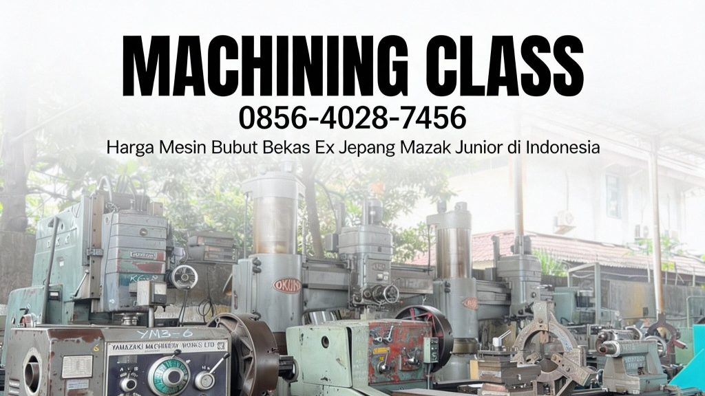 Machining Class | 0856-4028-7456 Harga Mesin Bubut Bekas Ex Jepang Mazak Junior di Indonesia