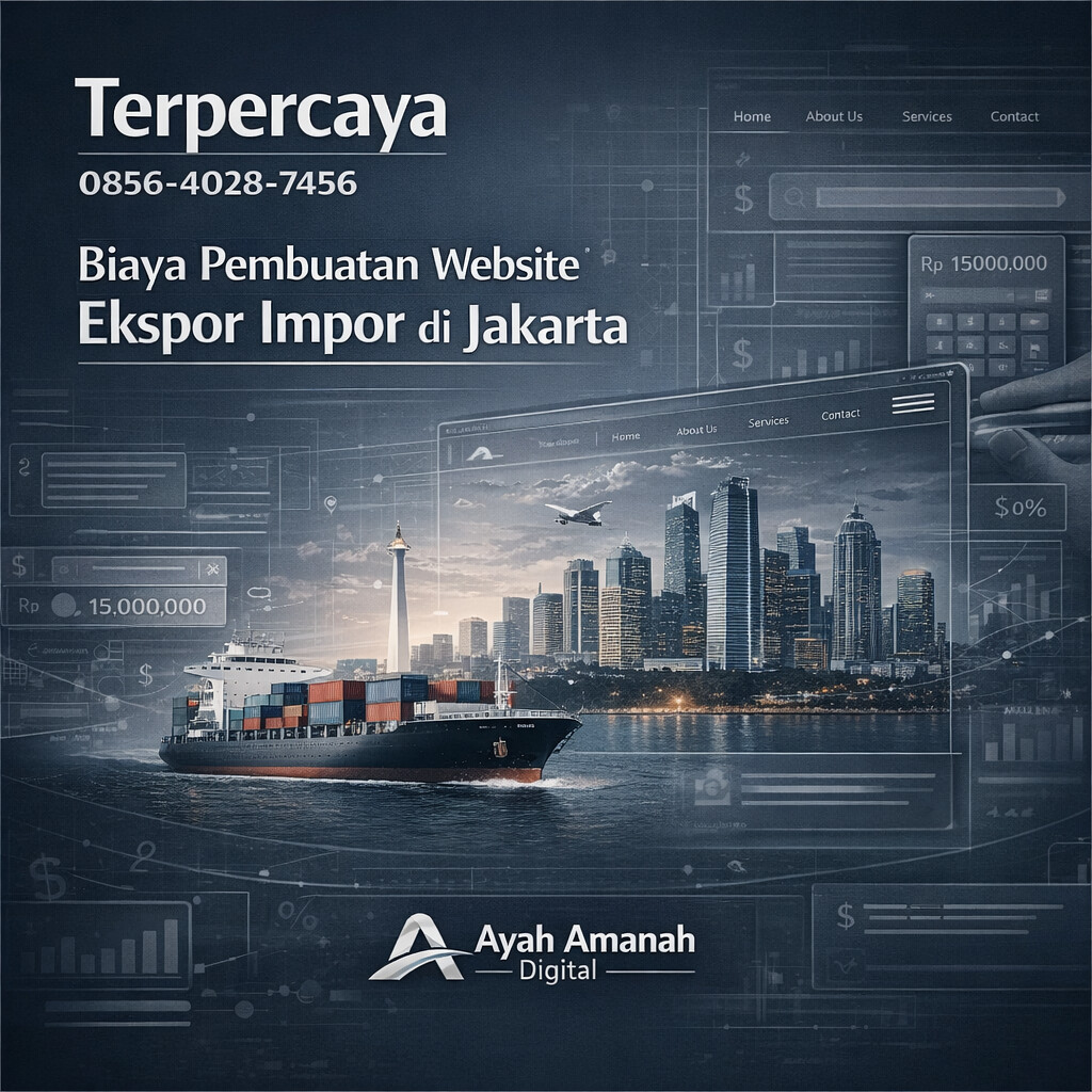 Terpercaya | 0856-4028-7456 | Biaya Pembuatan Website Ekspor Impor di Jakarta – Ayah Amanah Digital