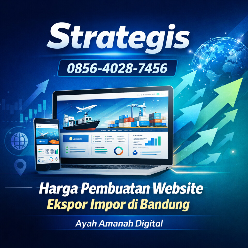 Strategis | 0856-4028-7456 | Harga Pembuatan Website Ekspor Impor di Bandung – Ayah Amanah Digital