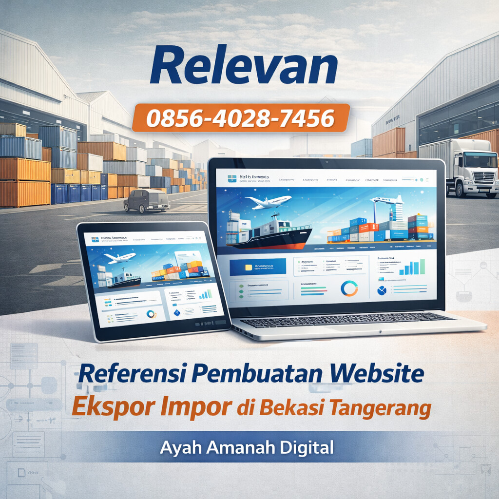 Relevan | 0856-4028-7456 | Referensi Pembuatan Website Ekspor Impor di Bekasi Tangerang – Ayah Amanah Digital