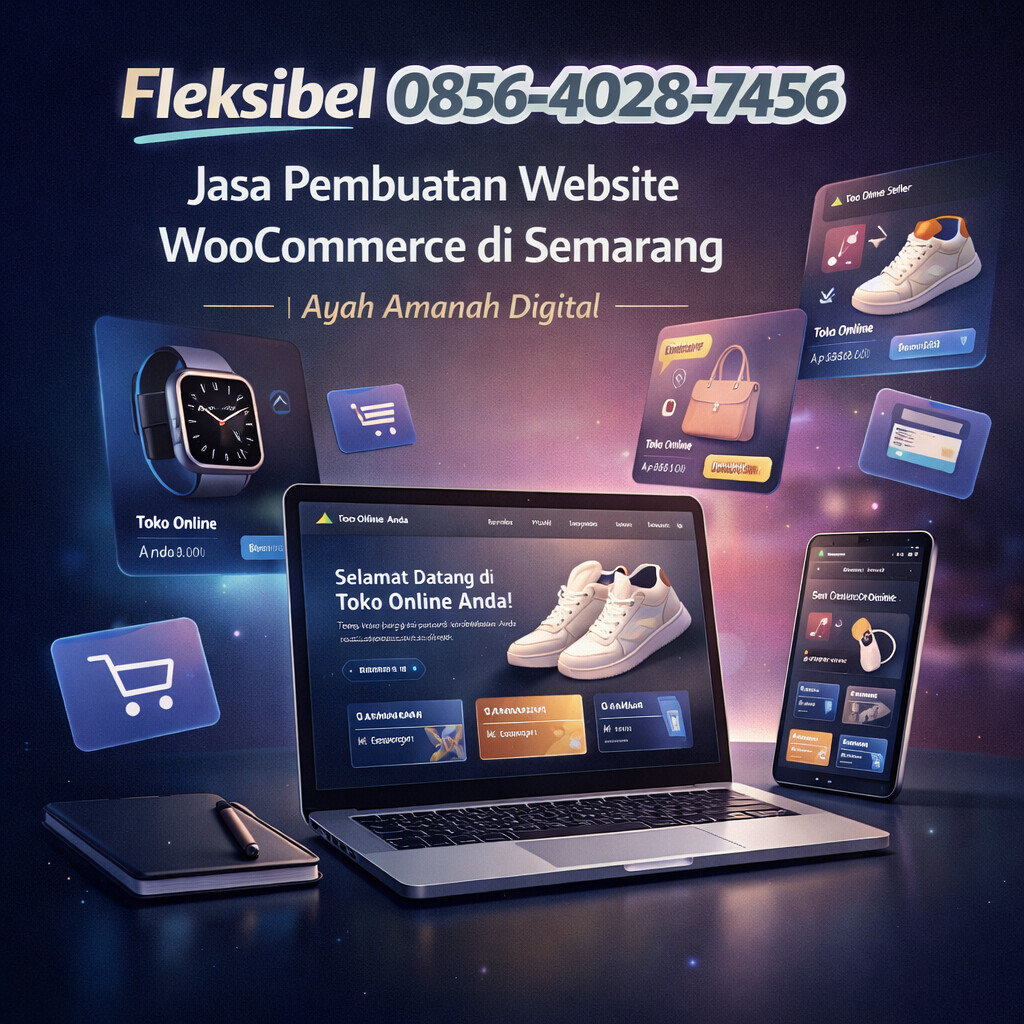 Fleksibel 0856-4028-7456 – Jasa Pembuatan Website WooCommerce di Semarang | Ayah Amanah Digital