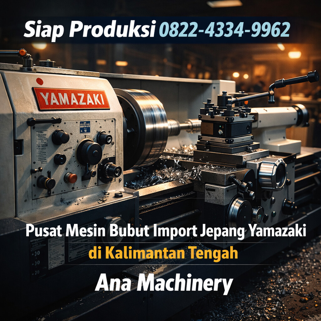 Siap Produksi 0822-4334-9962 | Pusat Mesin Bubut Import Jepang Yamazaki di Kalimantan Tengah – Ana Machinery