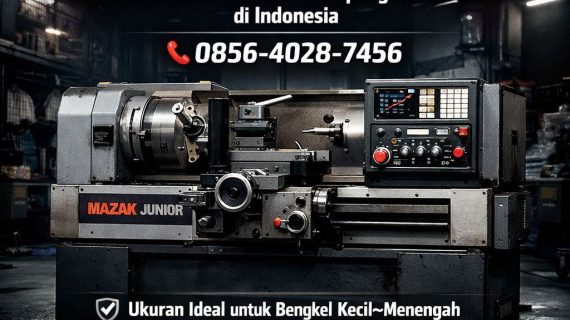STOK TERBATAS! 0856-4028-7456 Jual Mesin Bubut Bekas dari Jepang Mazak Junior di Indonesia