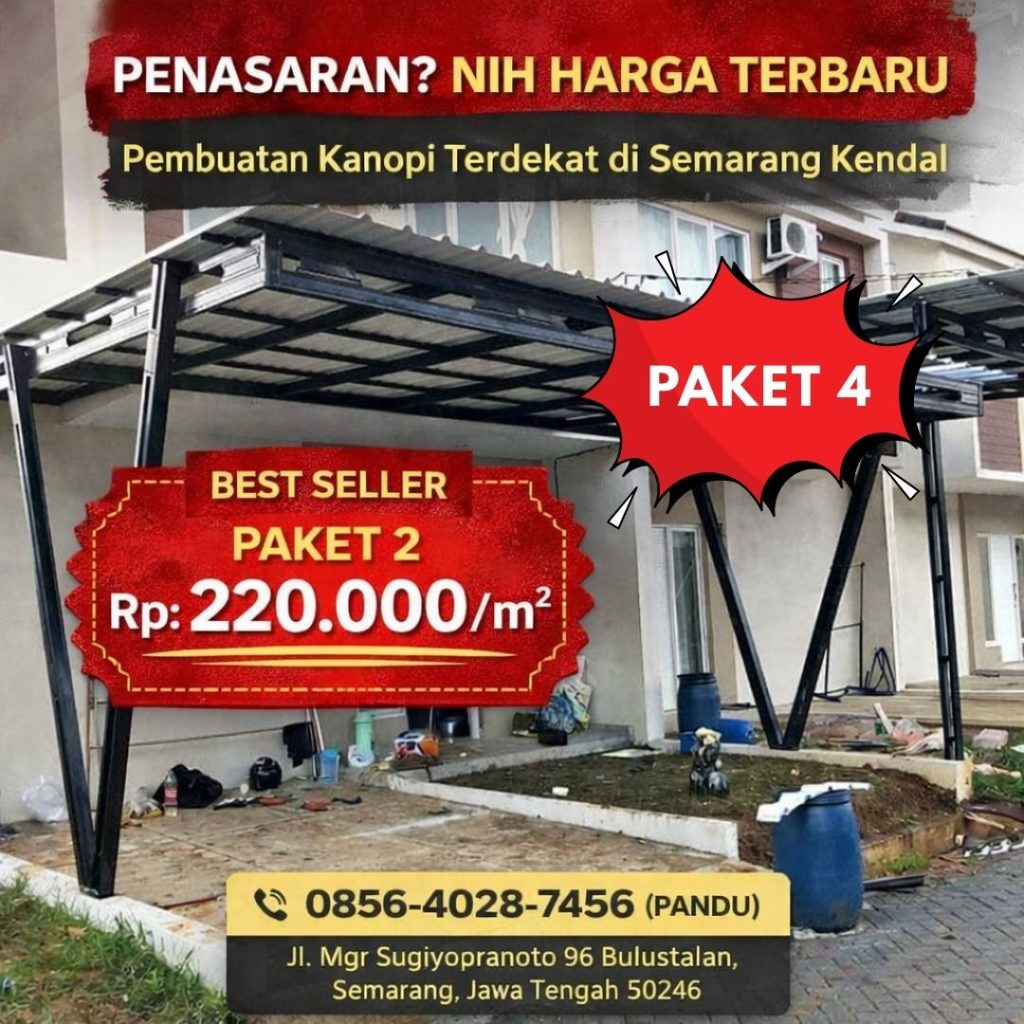 PENASARAN NIH 0856-4028-7456 Harga Pembuatan Kanopi Terdekat di Semarang Kendal