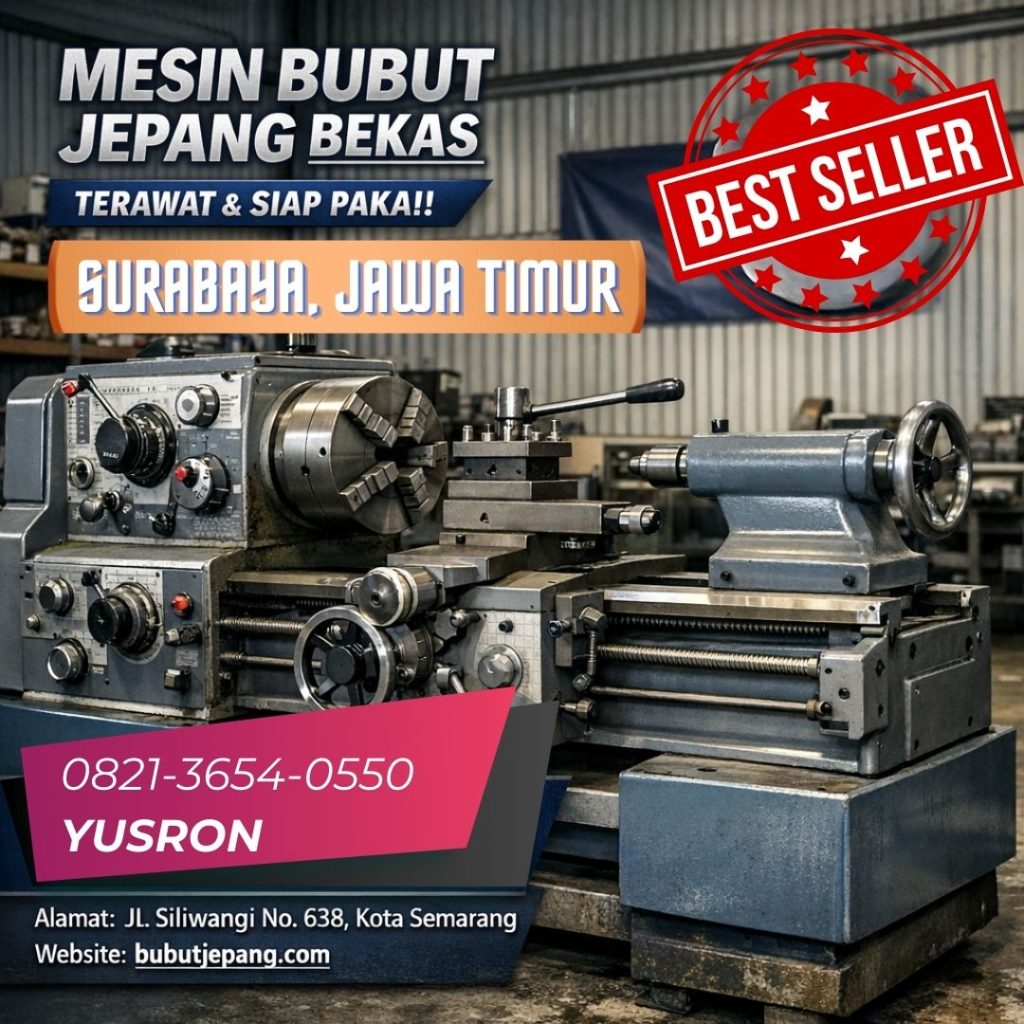 DISINI AJA !! 0821-3654-0550 Jual Mesin Bubut Jepang Bekas di Surabaya Jawa Timur MYT Equipment