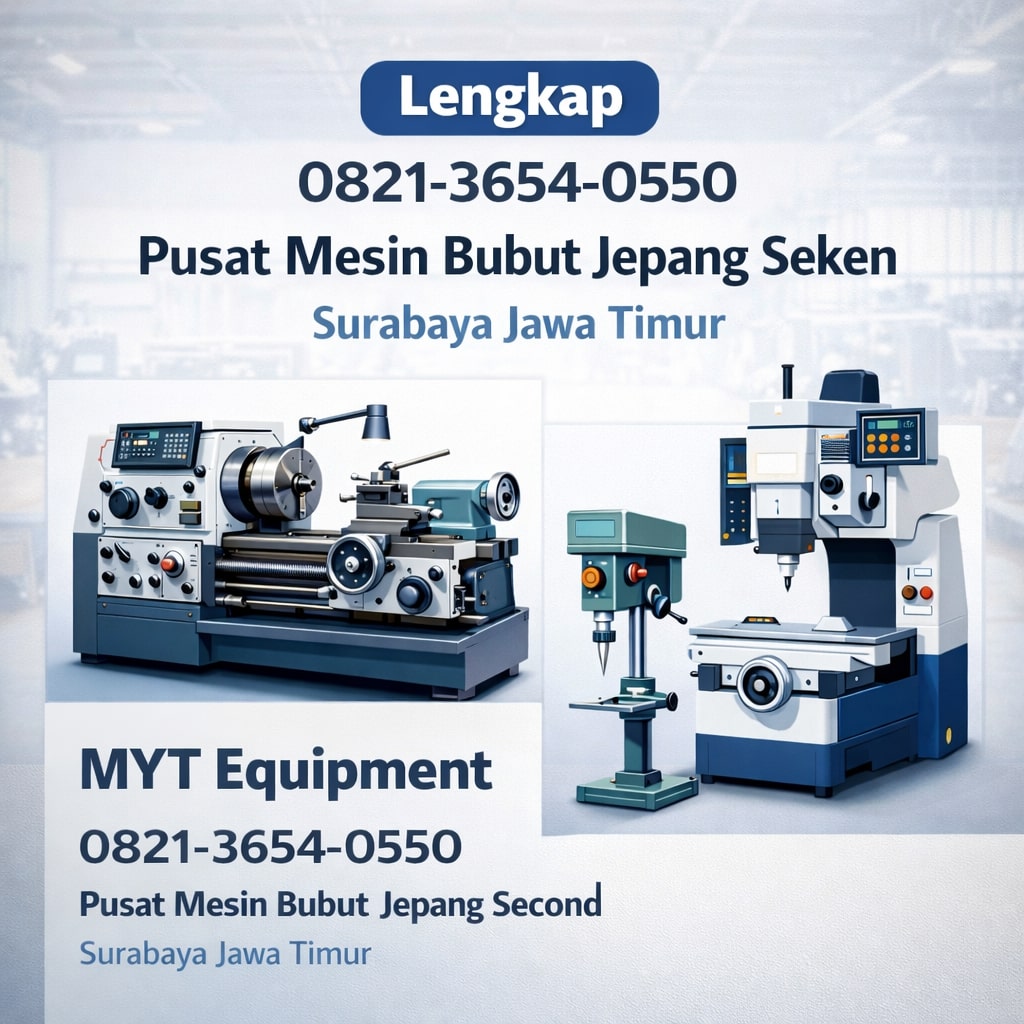 Lengkap | 0821-3654-0550 – Pusat Mesin Bubut Jepang Seken di Surabaya Jawa Timur MYT Equipment