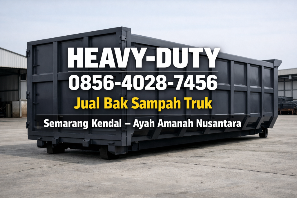 HEAVY-DUTY | WA 0856-4028-7456 Jual Bak Sampah Truk di Semarang Kendal – Ayah Amanah Nusantara
