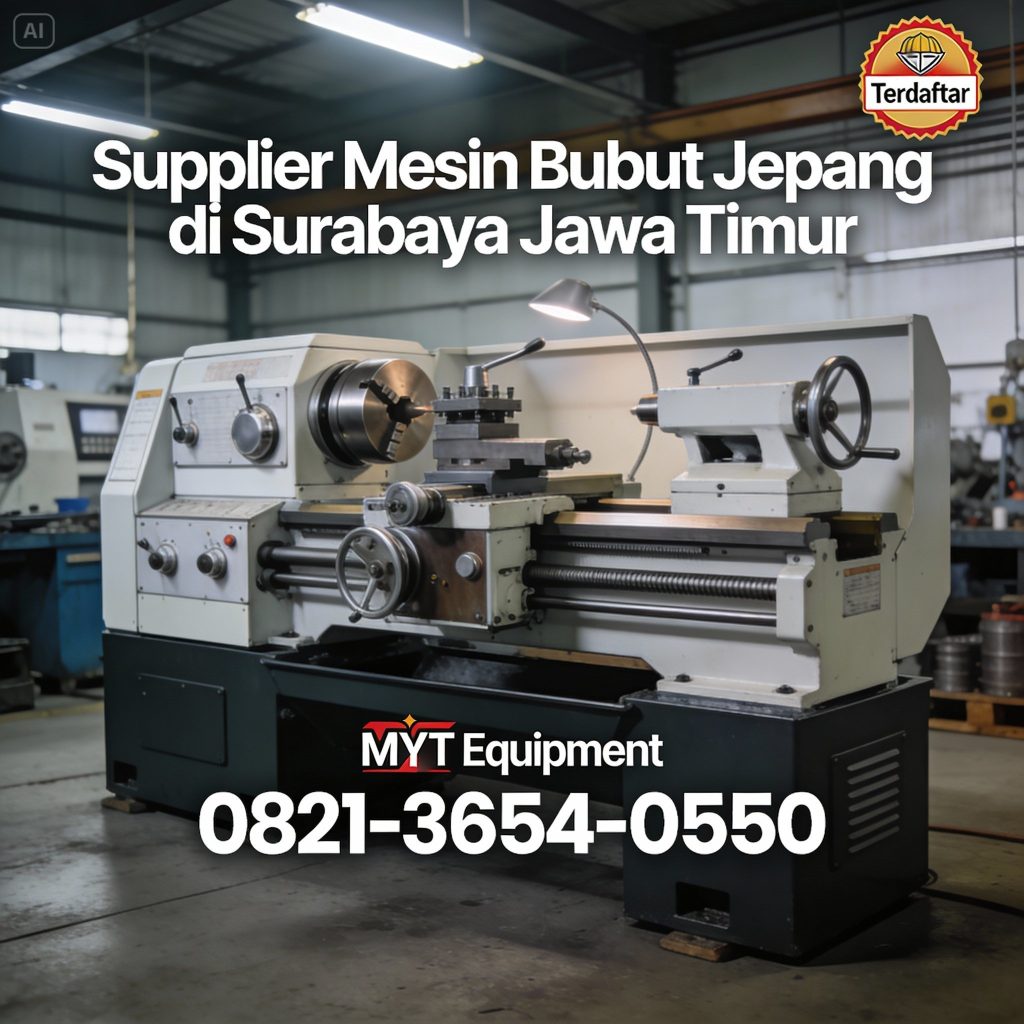 Terdaftar 0821-3654-0550 Supplier Mesin Bubut Jepang di Surabaya Jawa Timur MYT Equipment