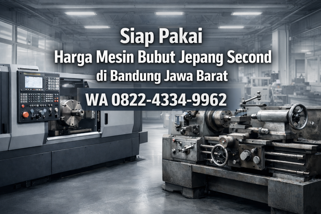 Siap Pakai | 0822-4334-9962 | Harga Mesin Bubut Jepang Second di Bandung Jawa Barat Ana Machinery