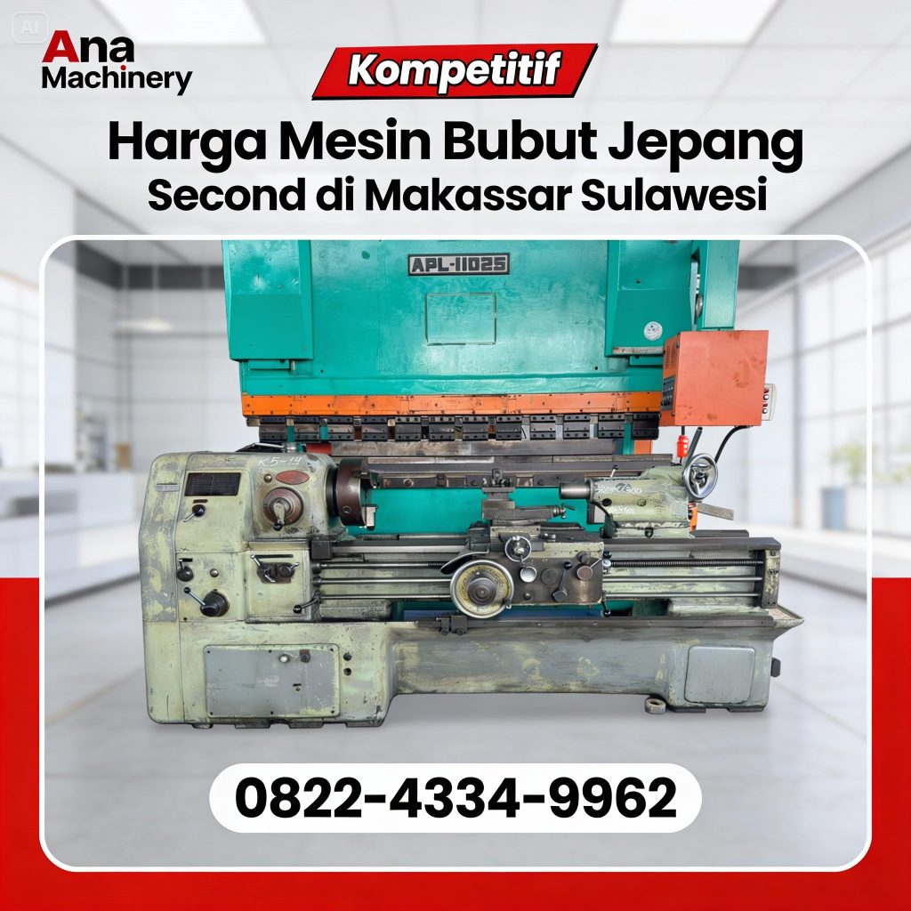 Kompetitif - 0822-4334-9962 - Harga Mesin Bubut Jepang Second di Makassar Sulawesi Ana Machinery