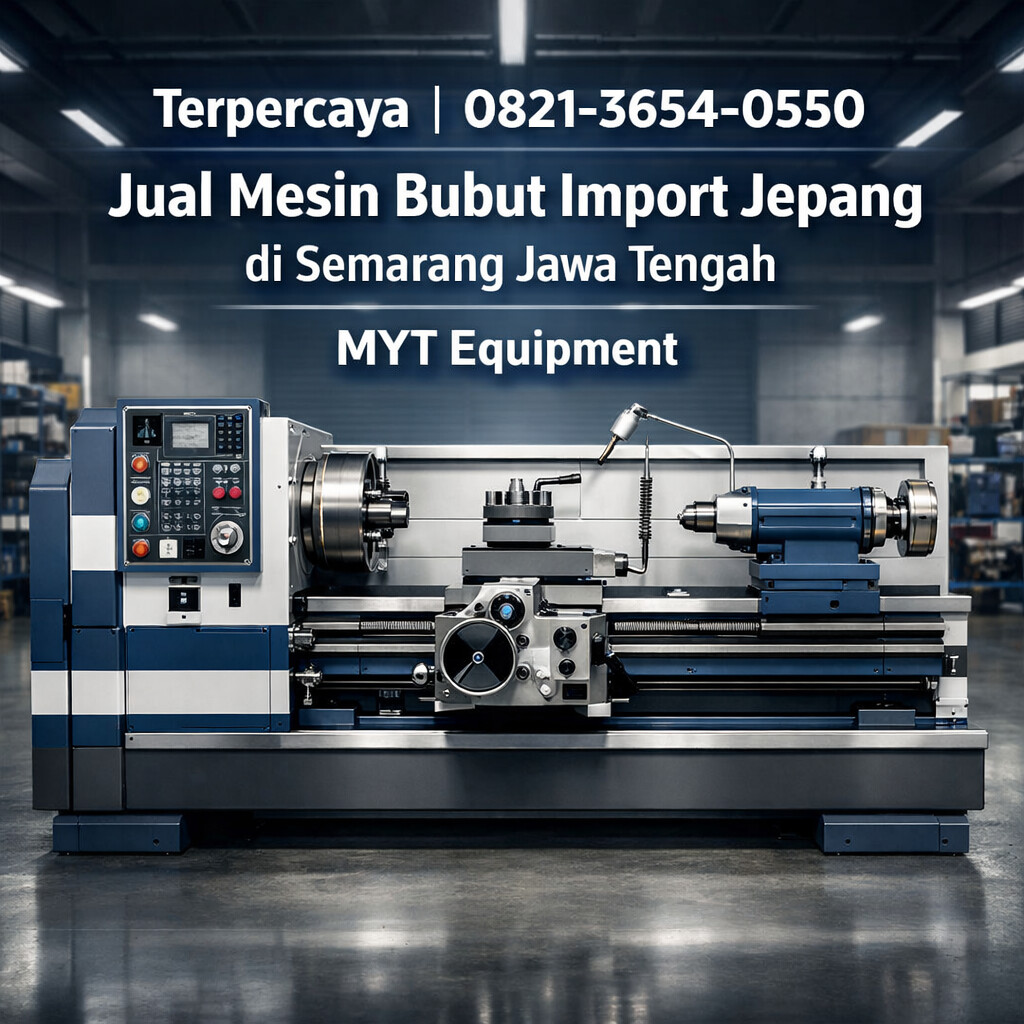 Terpercaya | 0821-3654-0550 | Jual Mesin Bubut Import Jepang di Semarang Jawa Tengah MYT Equipment