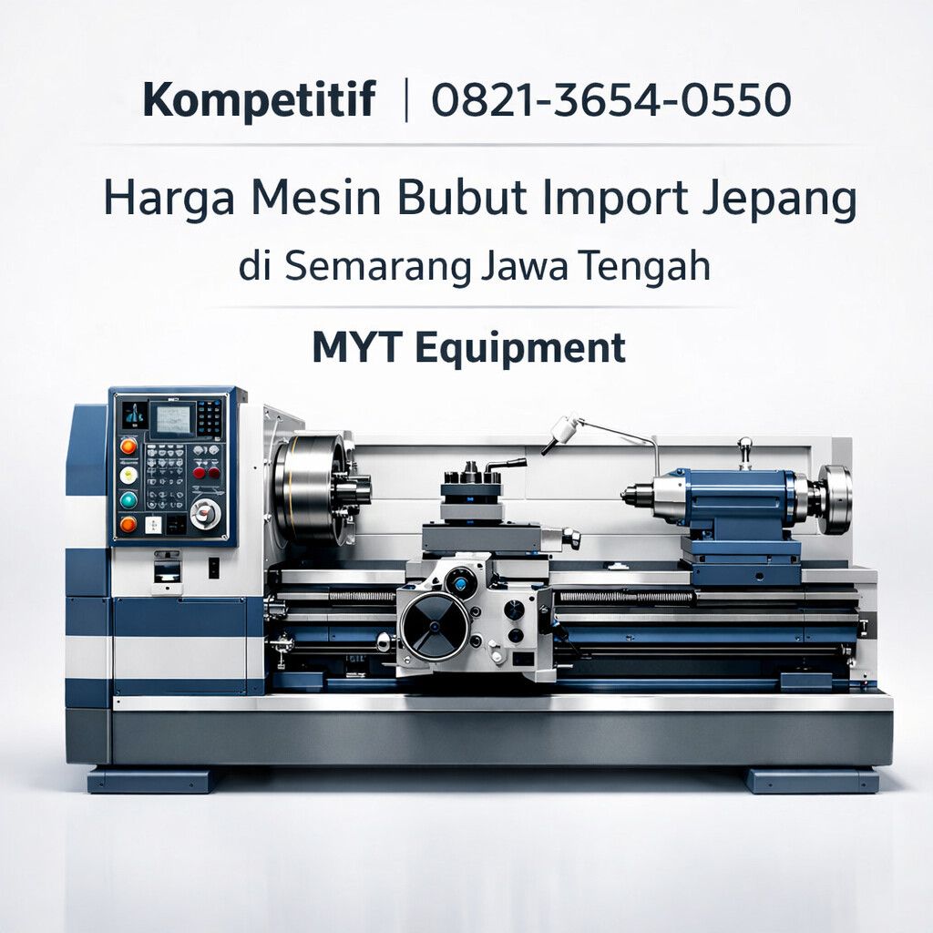 . Kompetitif | 0821-3654-0550 | Harga Mesin Bubut Import Jepang di Semarang Jawa Tengah MYT Equipment