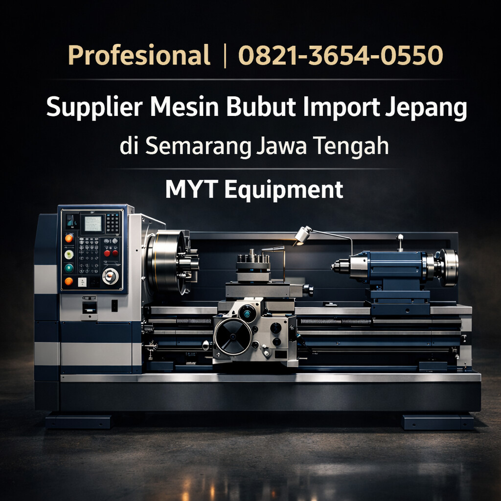 Profesional | 0821-3654-0550 | Supplier Mesin Bubut Import Jepang di Semarang Jawa Tengah MYT Equipment