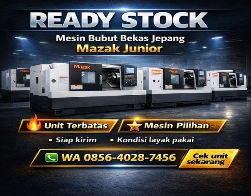 jual mesin bubut jepang second