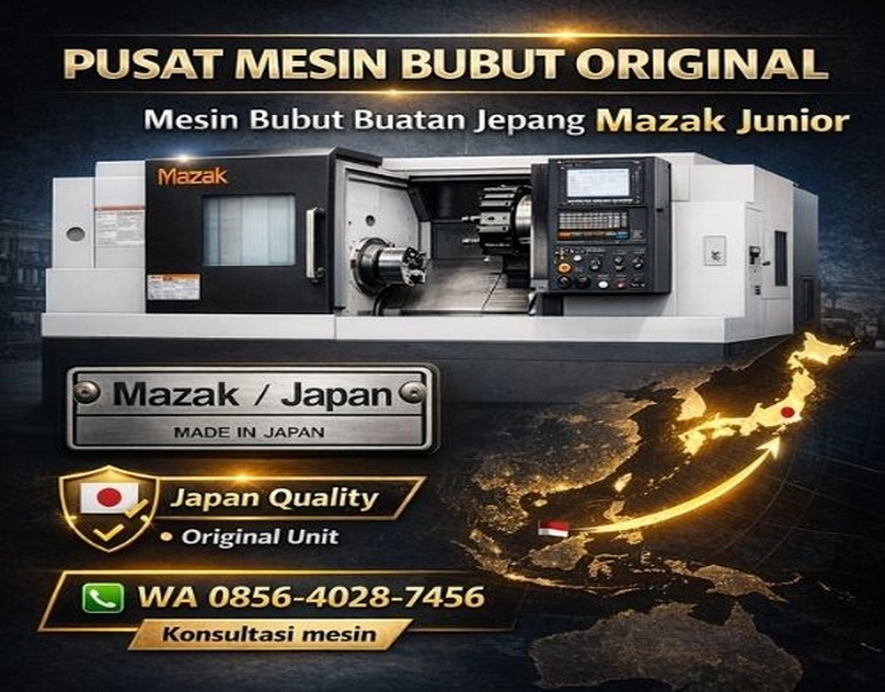 jual mesin bubut jepang second