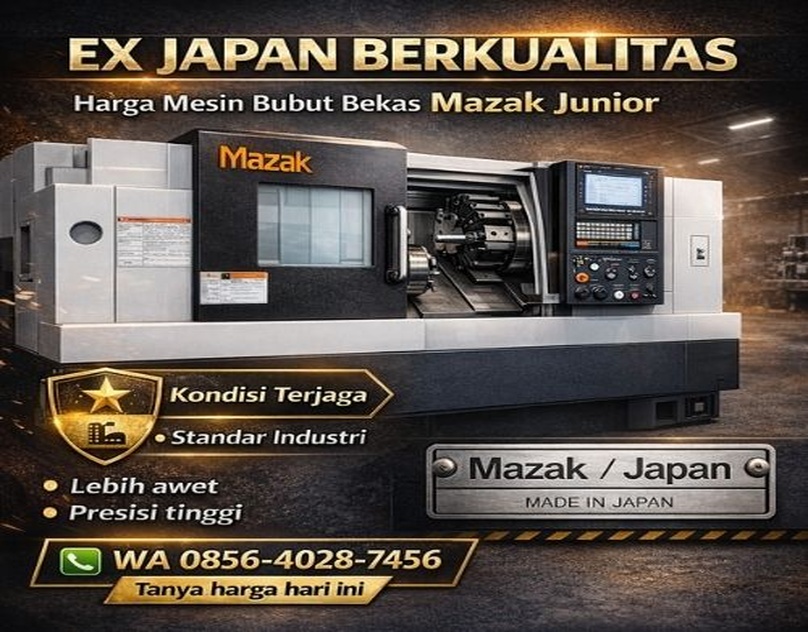 jual mesin bubut jepang second
