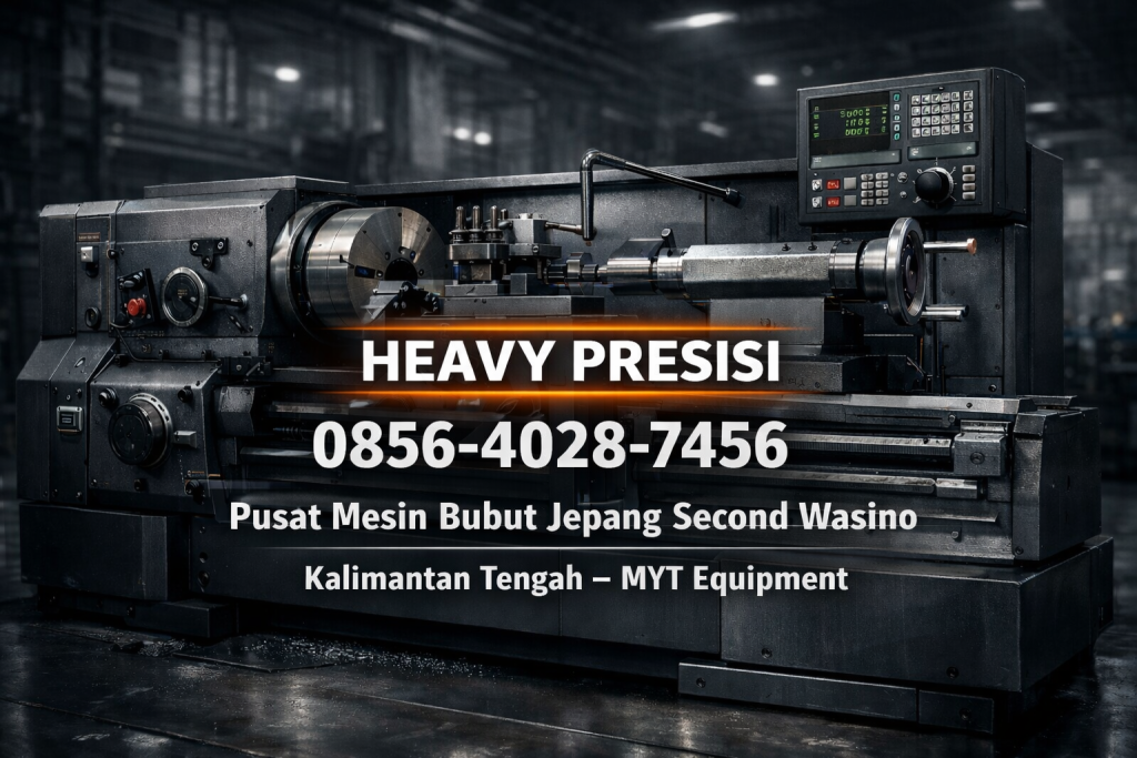 Heavy Presisi | 0856-4028-7456 | Pusat Mesin Bubut Jepang Second Wasino di Kalimantan Tengah – MYT Equipment
