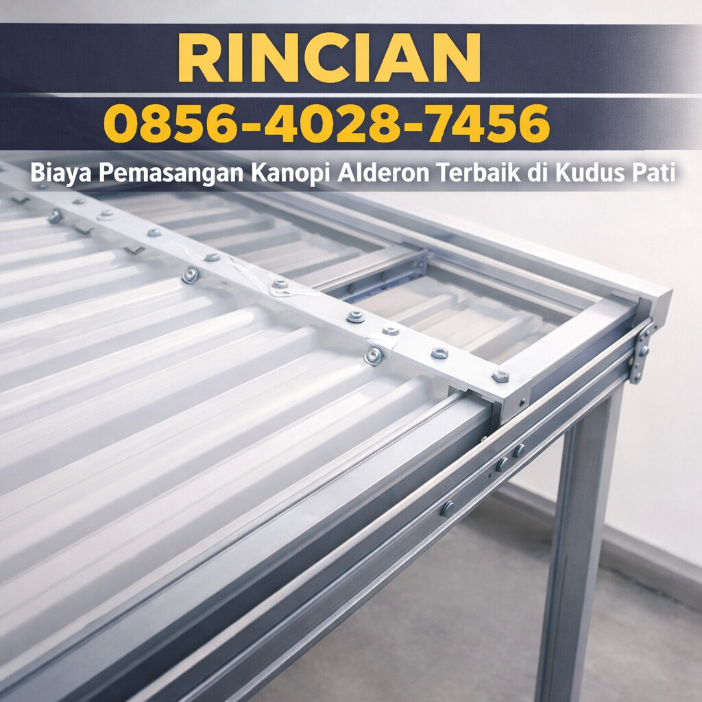 biaya pasang kanopi alderon Kudus Pati