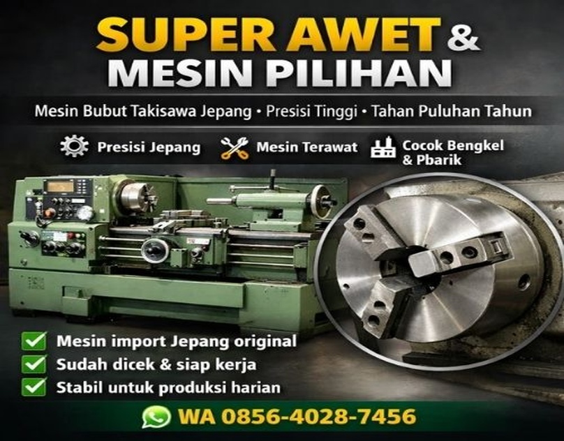jual mesin bubut jepang