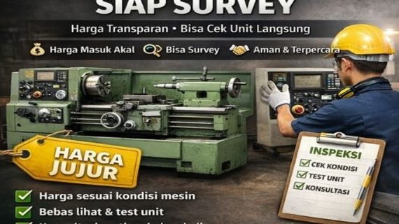 Harga Mesin Bubut Jepang Bekas Takisawa di Semarang Kendal