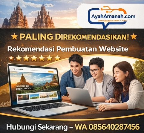 jasa website pariwisata yogyakarta