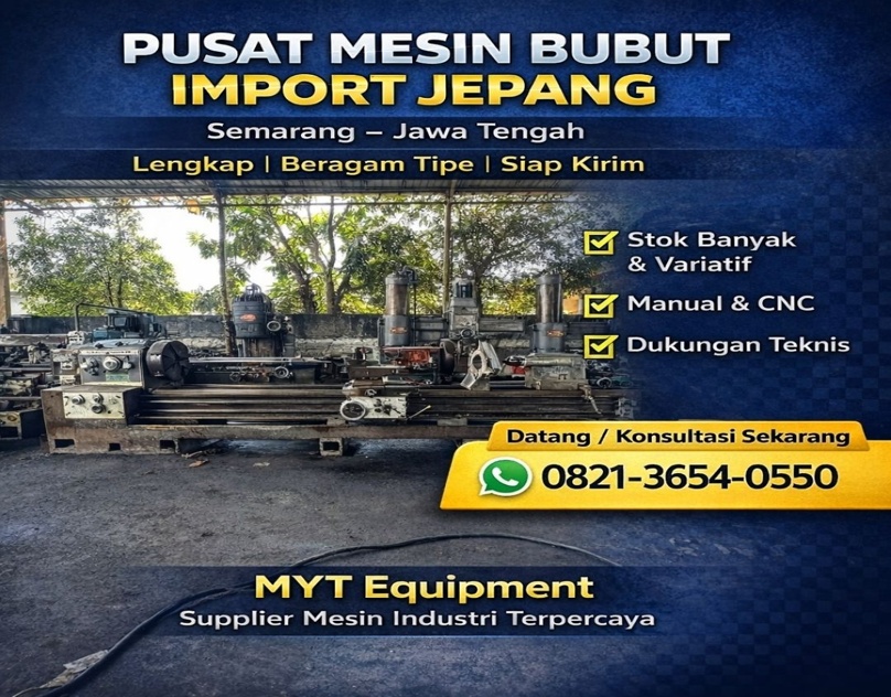 jual mesin bubut jepang second