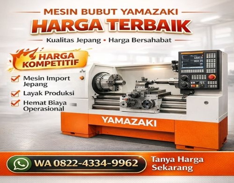 jual mesin bubut jepang second