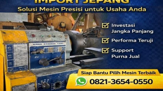 Beli Mesin Bubut Import Jepang di Semarang Jawa Tengah