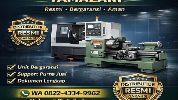 Distributor Mesin Bubut Import Jepang Yamazaki di Kalteng