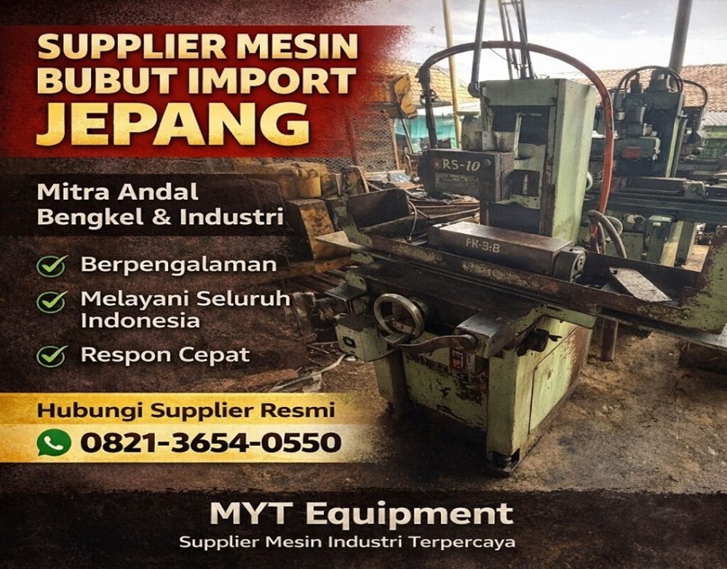 jual mesin bubut jepang second