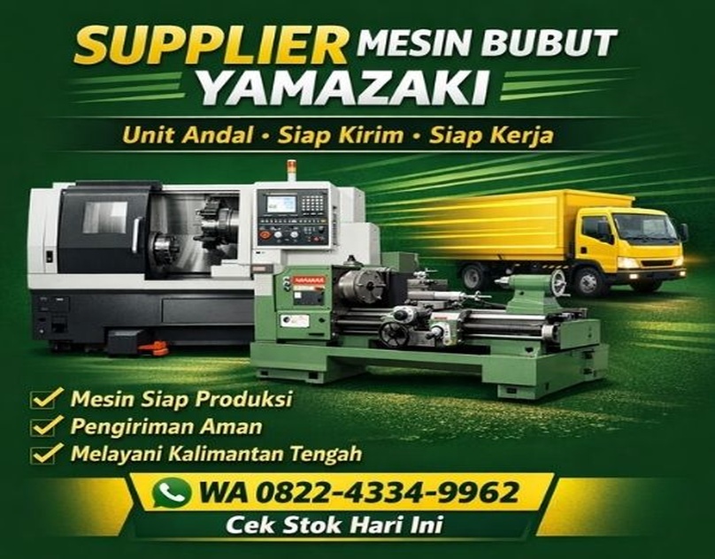 jual mesin bubut jepang second