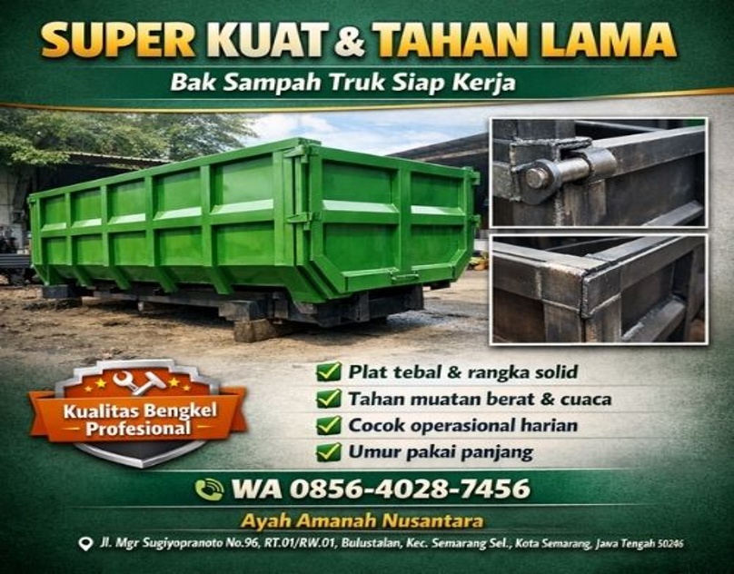 jual bak truk sampah