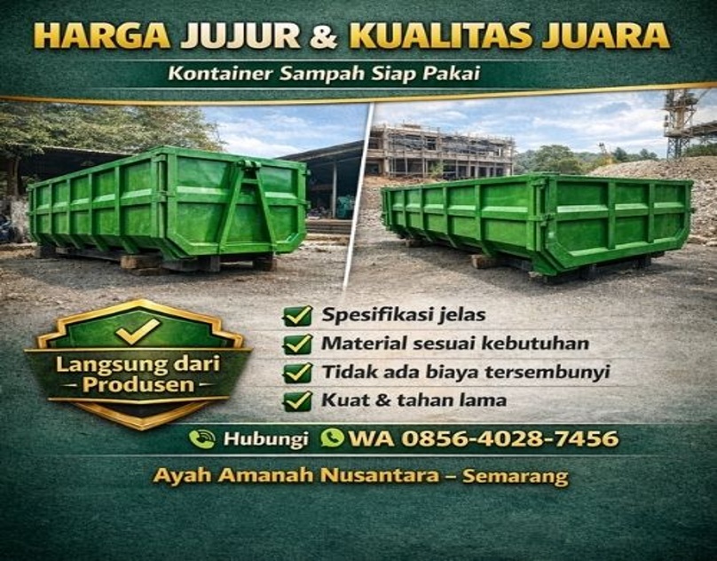 jual bak sampah truck
