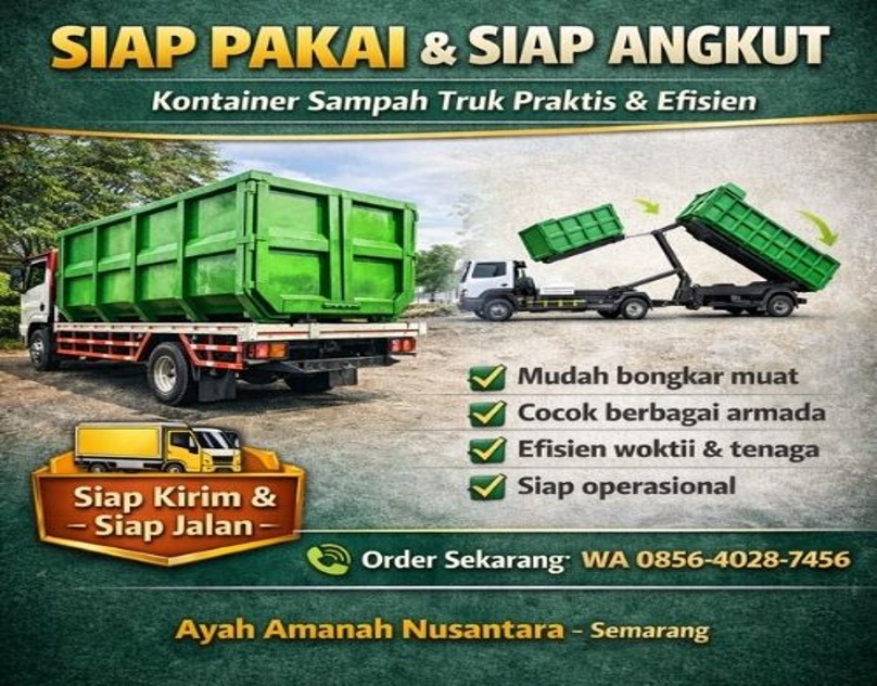 jual bak sampah truck