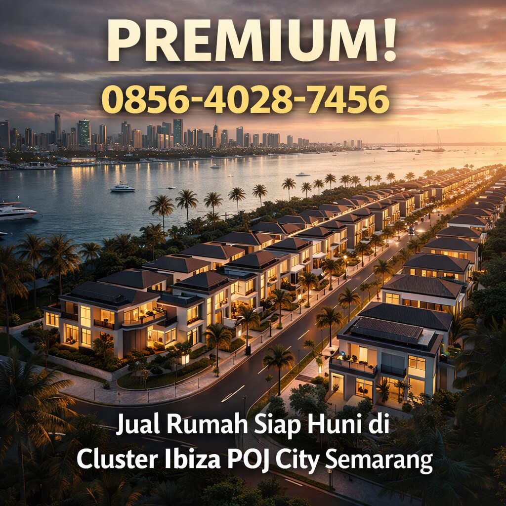 Jual Rumah di Cluster Ibiza POJ City Semarang
