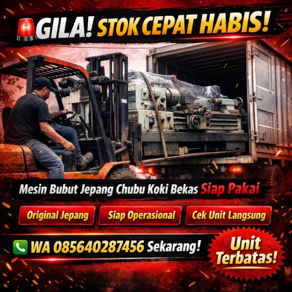 jual mesin bubut jepang second