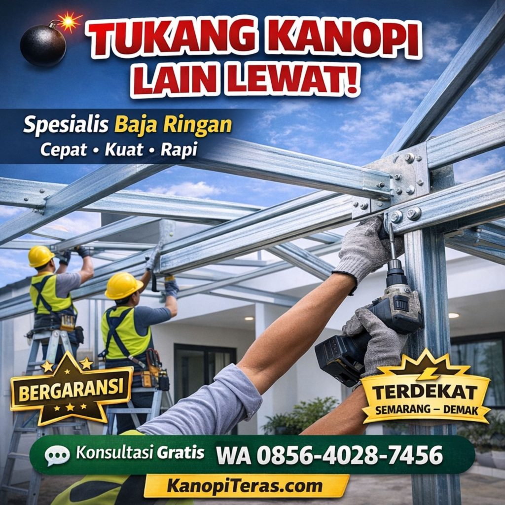 jasa pasang kanopi semarang demak