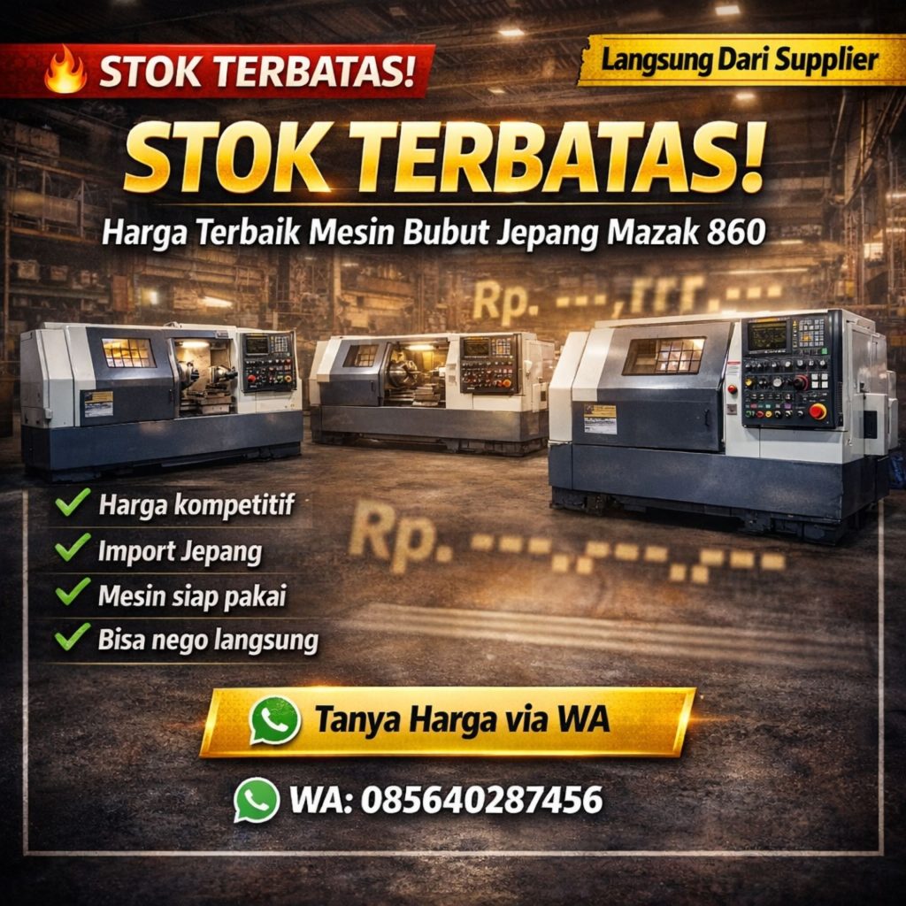 jual mesin bubut jepang second