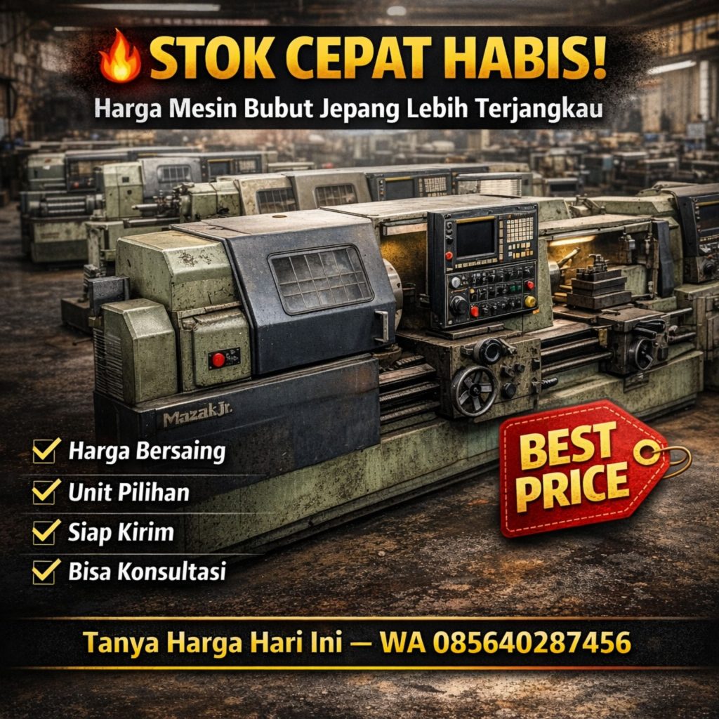 jual mesin bubut jepang second