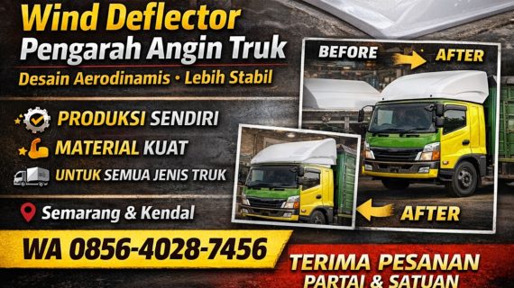 Produksi Wind Deflector Pengarah Angin Semarang & Kendal