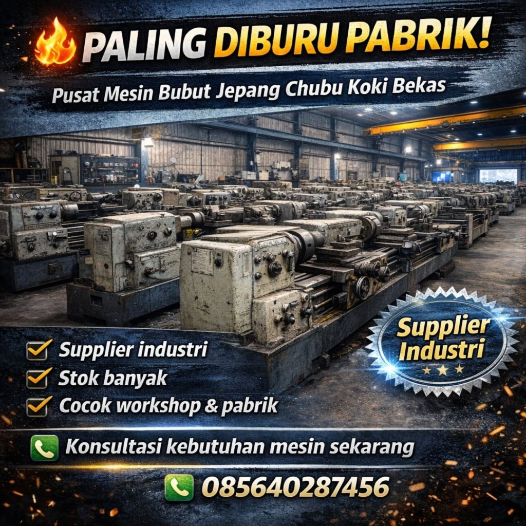 jual mesin bubut jepang second