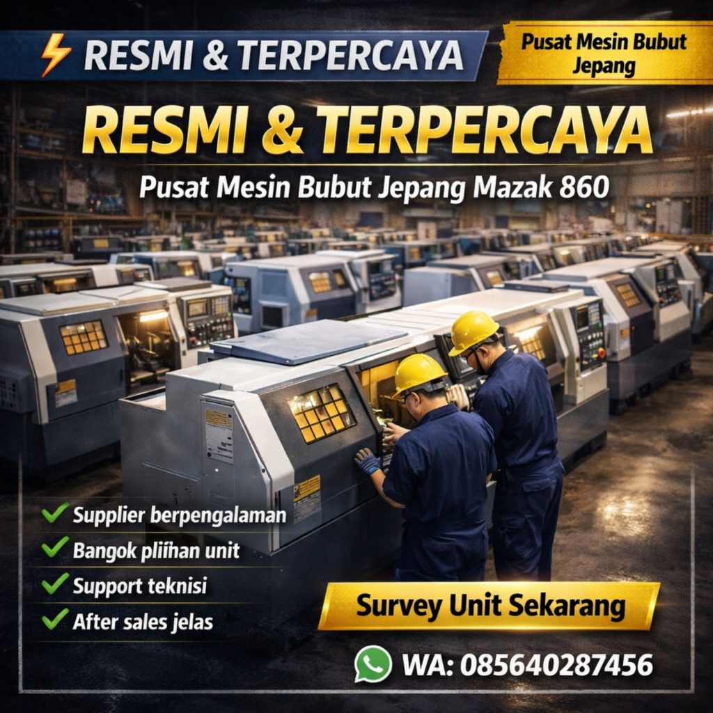 jual mesin bubut jepang second