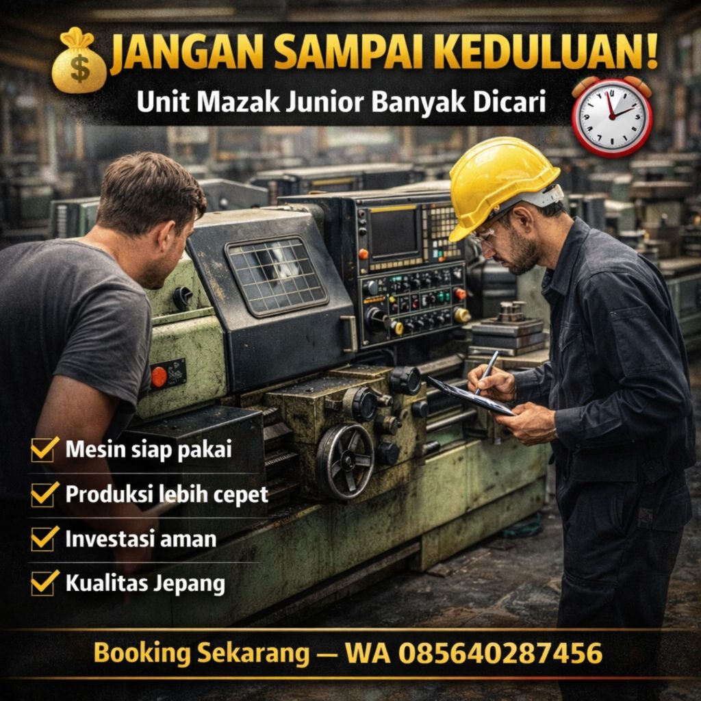 jual mesin bubut jepang second