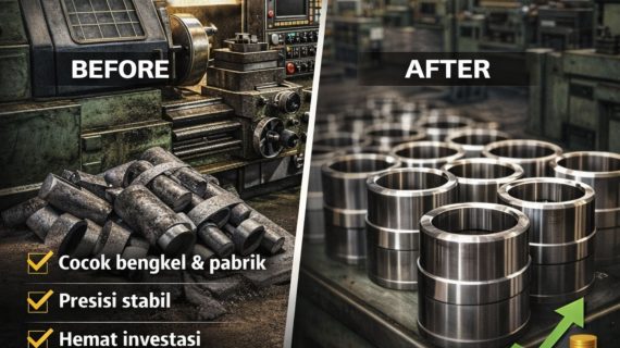 Pusat Mesin Bubut Jepang Mazak Junior Bekas di Samarinda