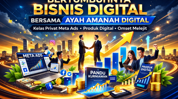 Bertumbuhnya Bisnis dengan Memaksimalkan Channel Digital Marketing Bareng Ayah Amanah Digital